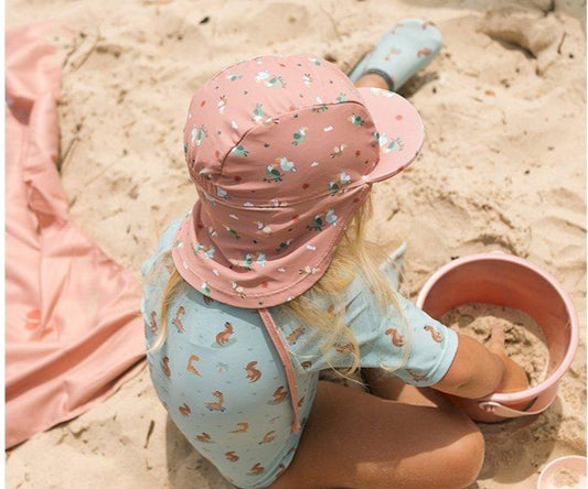 Strawberry Beach Hat | UV Protection Baby Sun Hat