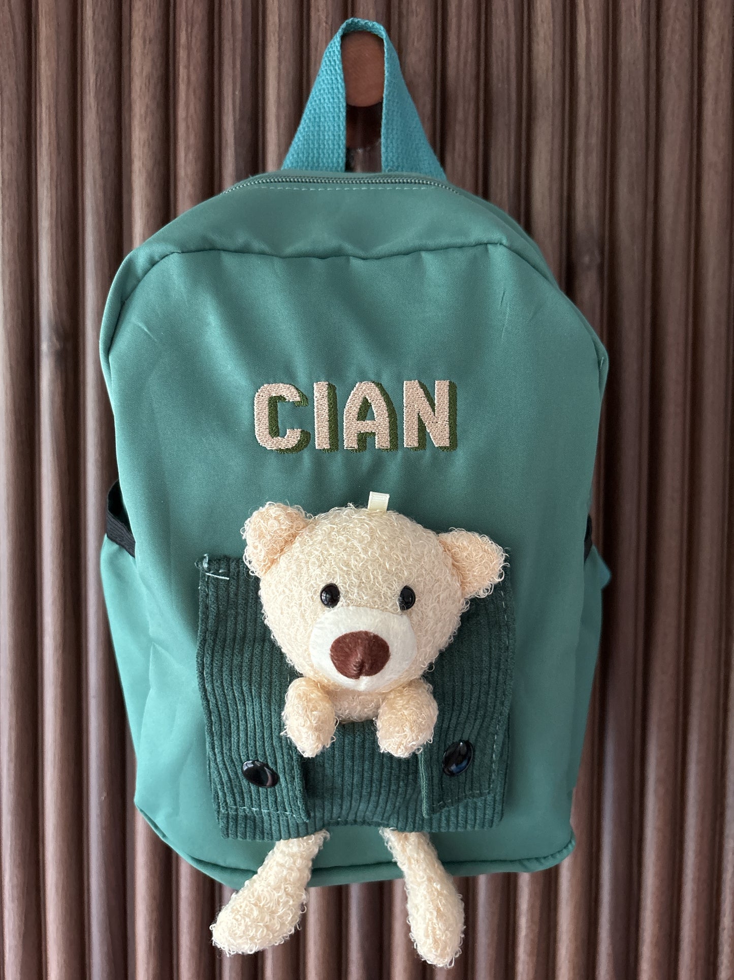 Personalised Teddy Backpack | Embroidered Keepsakes