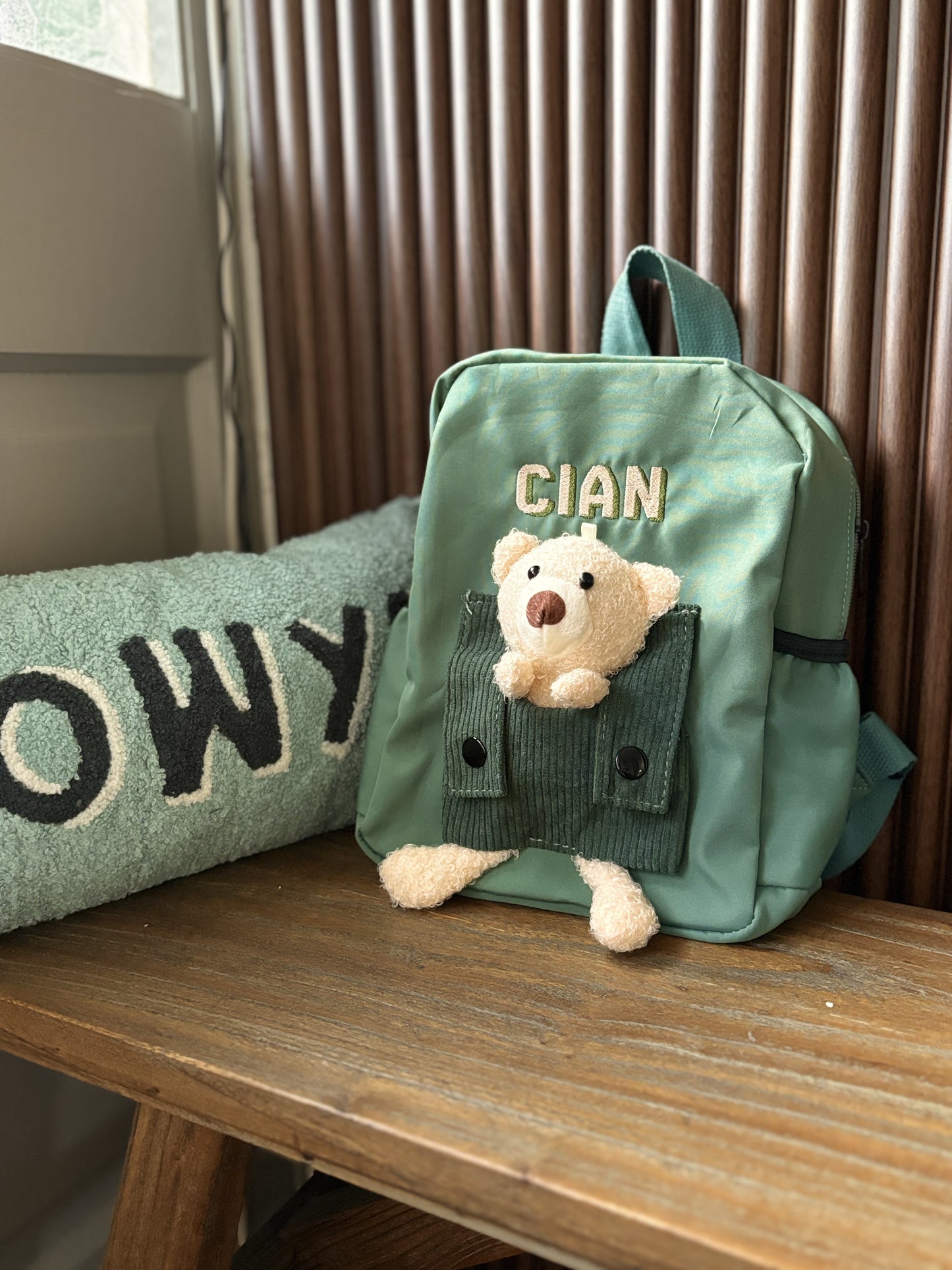 Personalised Teddy Backpack | Embroidered Keepsakes