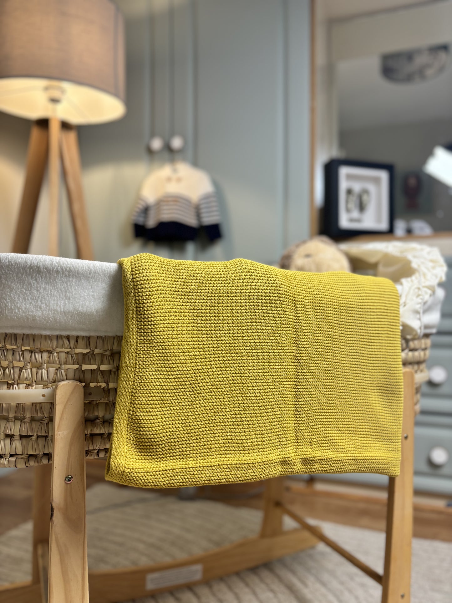 Personalised Cotton Knit Blanket