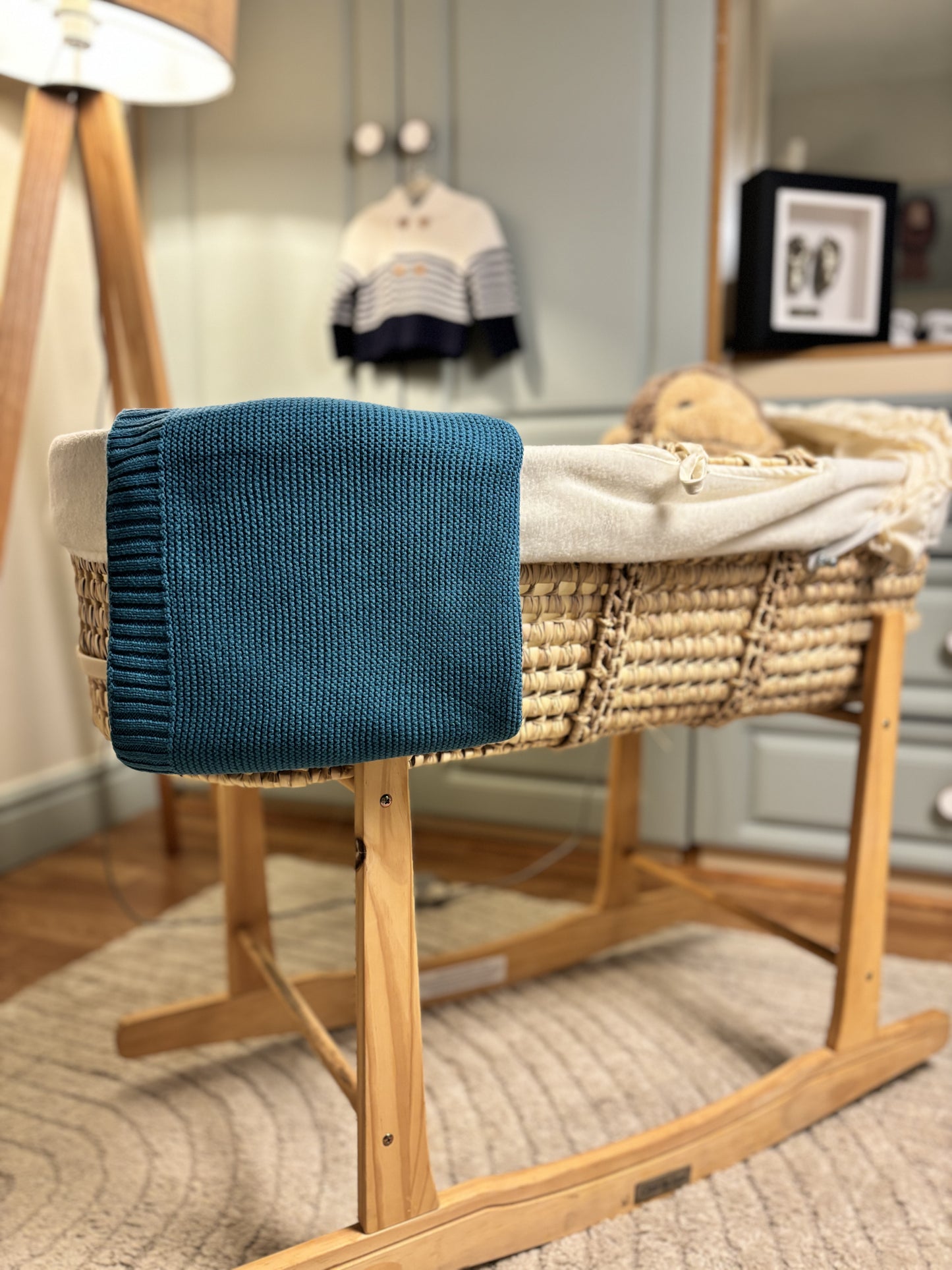 Personalised Cotton Knit Blanket