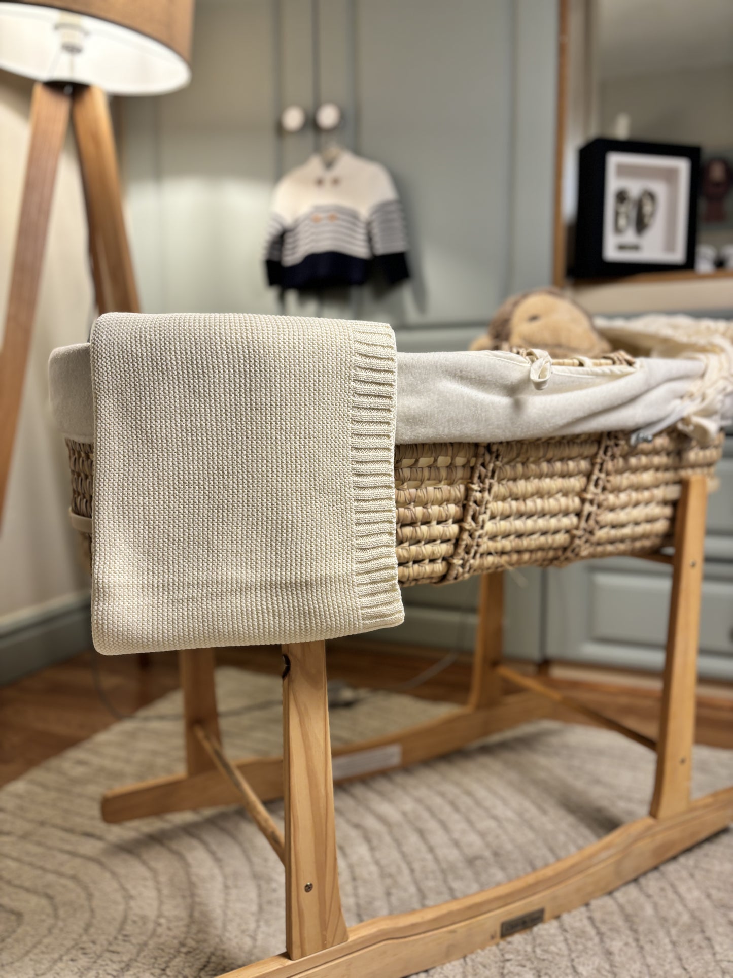 Personalised Cotton Knit Blanket