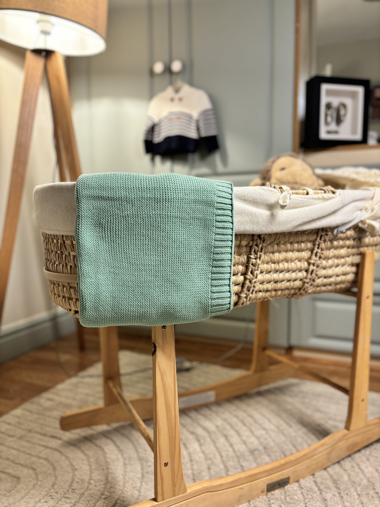 Personalised Cotton Knit Blanket