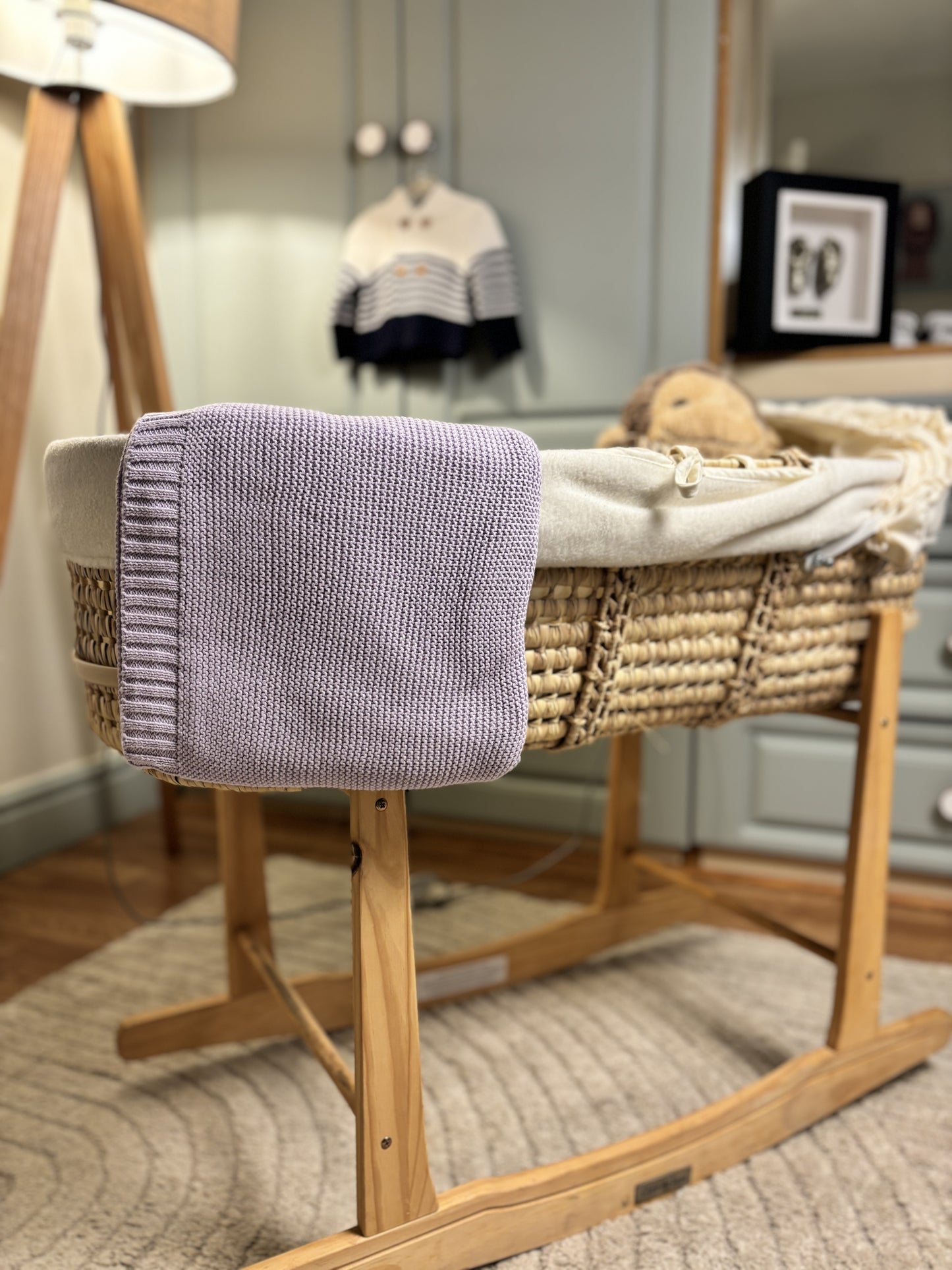 Personalised Cotton Knit Blanket
